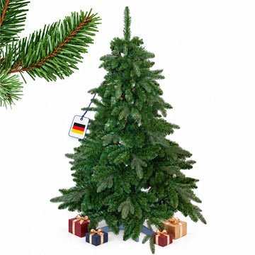 Artificial Nordmann Fir Christmas Tree with Carry Bag, Green, Easy Assembly