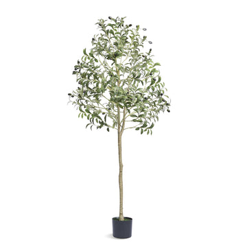 Artificial Olive Tree 1.5 m, PE Potted, Anti-Tip Base
