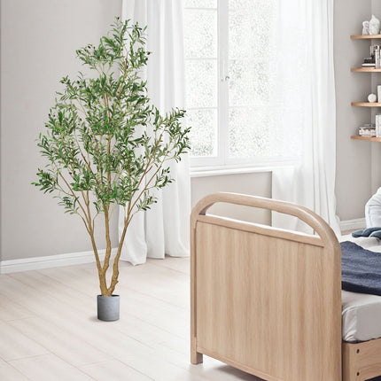 Artificial Olive Tree 240cm With Black Pot, Indoor
