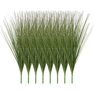Artificial Onion Grass Stems, 27 In, 8-Pack PVC