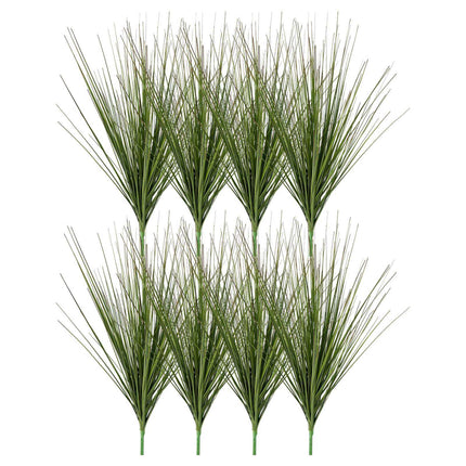 Artificial Onion Grass Stems, 27 In, 8-Pack PVC