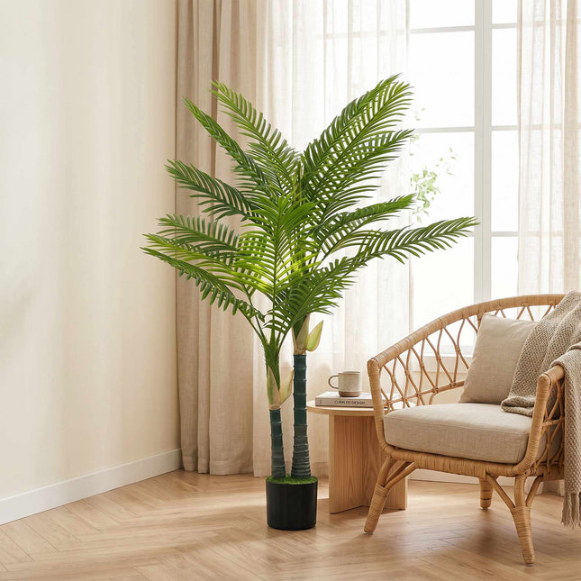 Artificial Palm Tree 150 cm, 16 Fronds, Potted