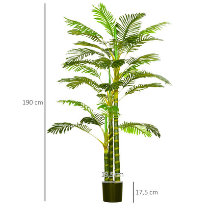 Artificial palm tree 190 cm - Indoor/Outdoor fake plant