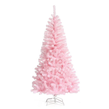 Artificial Pink Christmas Tree 180 cm, Metal Stand