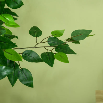 Artificial ficus tree 150 cm with planting - lifelike potted plant