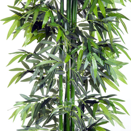 Artificial bamboo with planting - 180 cm realistic green