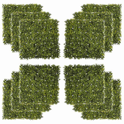 Artificial plant wall kit - UV protection, 50x50cm, 12 panels