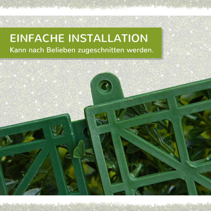 Artificial plant wall kit - UV protection, 50x50cm, 12 panels