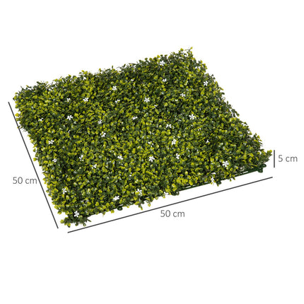Artificial plant wall kit - UV protection, 50x50cm, 12 panels