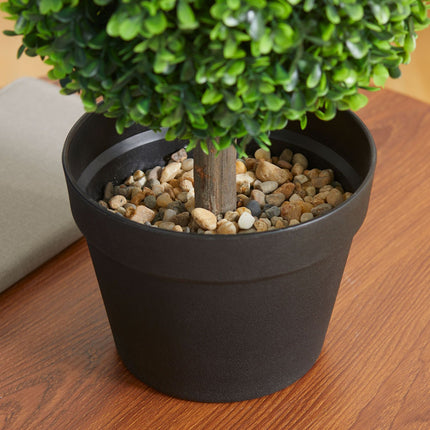 Boxwood artificial plants, set of 2 - 60 cm, UV resistant