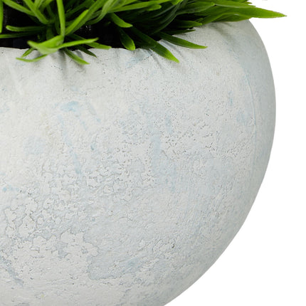 Artificial Plants Set of 3 in Grey Concrete Pots