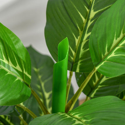 Artificial Plant with Pot, 95 cm, 33 Leaves