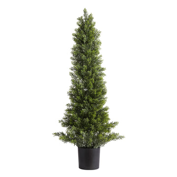 Artificial Topiary Cedar Trees, Set of 2, 36 Inch