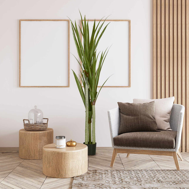 Artificial Yucca Plant, 190 cm, Indoor/Outdoor, Low Maintenance