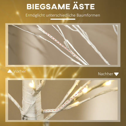 150 cm LED Artificial Birch - Christmas & Party Decor