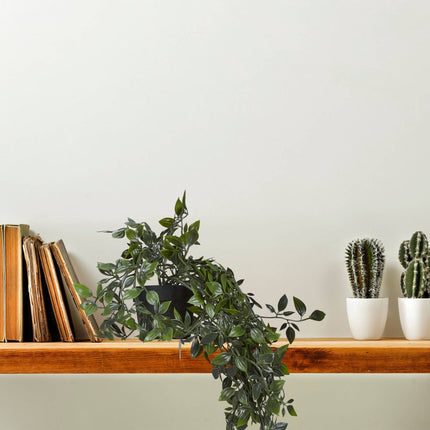 Artificial hanging plants set of 2