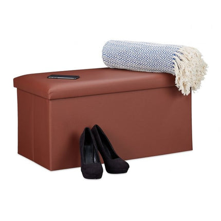 Artificial leather bench