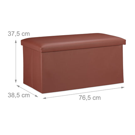 Artificial leather bench