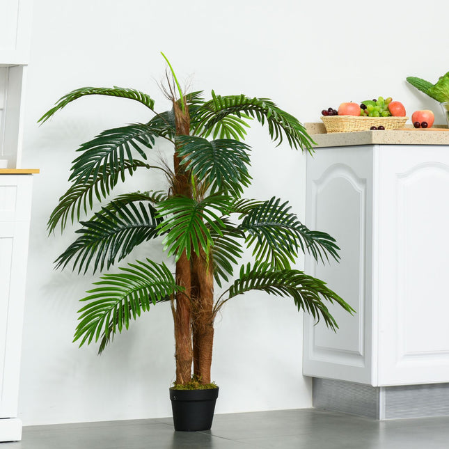 Artificial palm tree 120 cm - lifelike indoor/outdoor plant