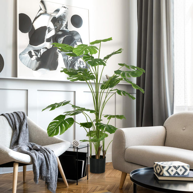 Artificial Monstera Deliciosa, 180 cm, indoor plant decor