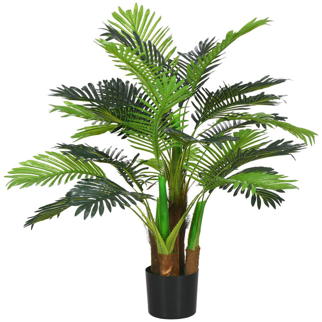 Artificial palm tree, 100 cm with 27 branches, indoor/outdoor decoration