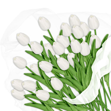 Artificial tulips, 24-pack