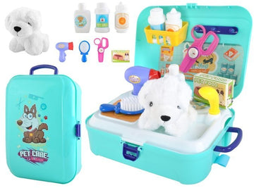 A set for bathing a dog - a toy