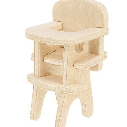 A set of wooden furniture for dolls 34 pcs.
