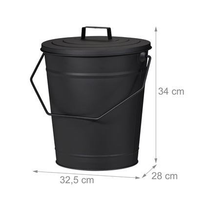 Ashtray with lid 12 l
