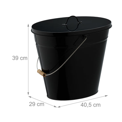 Ashtray with lid 18.5 L