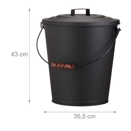 Ashtray with lid 24 l