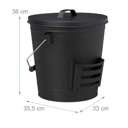 Ashtray with lid and litter box