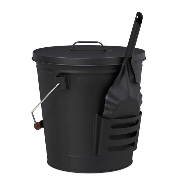 Ashtray with lid and shovel