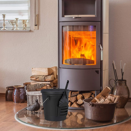 Ashtray with lid and shovel