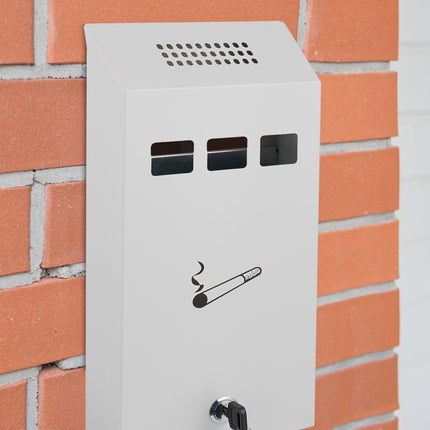 Ashtray with white wall