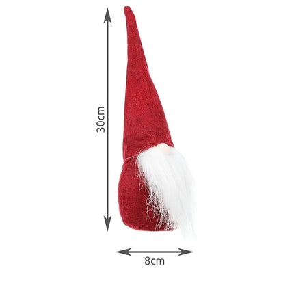 A standing red gnome