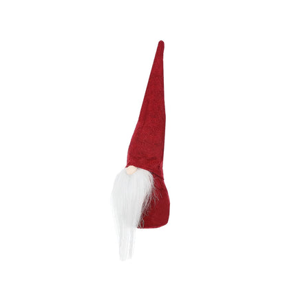 A standing red gnome