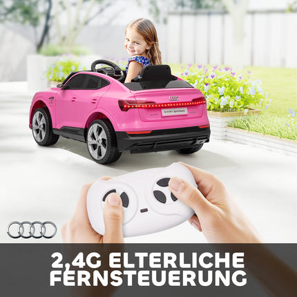 Audi E-tron Kids Electric Car, 12V, Remote Control