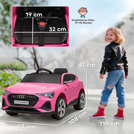 Audi E-tron Kids Electric Car, 12V, Remote Control