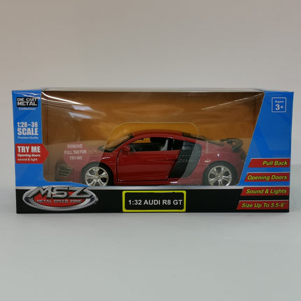 Audi R8 GT Die-Cast Model, Scale 1:32, Collectible Car