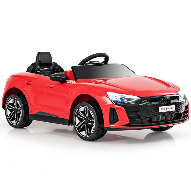Audi RS children's electric car with 2.4 G remote control with music and headlights red