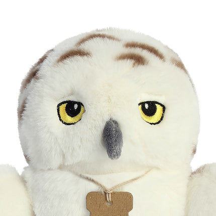Aurora Eco Nation Plush Snowy Owl, 20 Cm