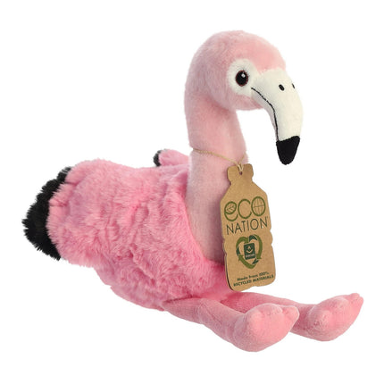 Aurora Eco Nation Plush Toy Flamingo, 24 Cm