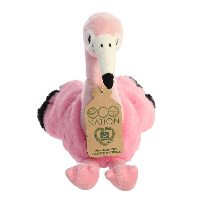 Aurora Eco Nation Plush Toy Flamingo, 24 Cm