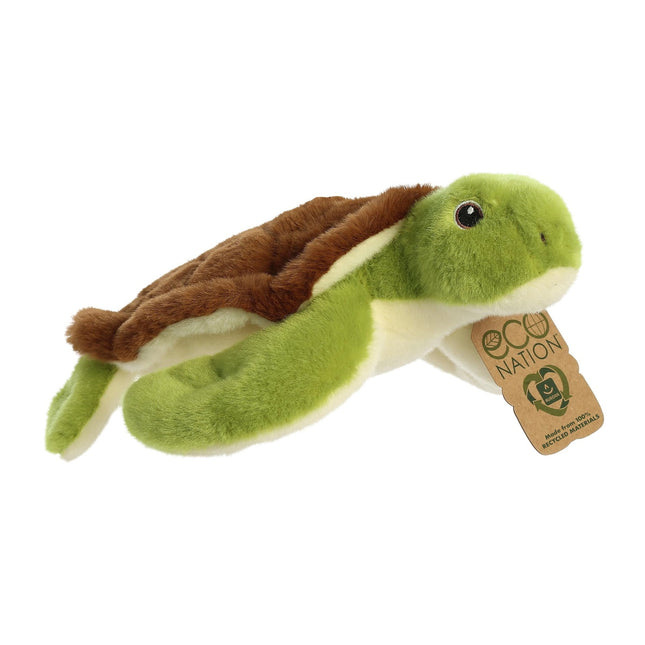 Aurora Eco Nation Plush Turtle, 27 Cm