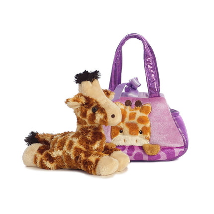 Aurora Fancy Pals Plush Toy Giraffe In A Bag, 20 Cm