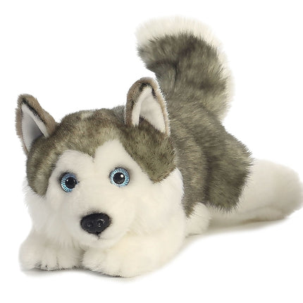 Aurora Miyoni Soft Toy Husky (Grey), 27 Cm