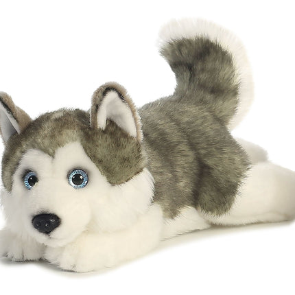 Aurora Miyoni Soft Toy Husky (Grey), 27 Cm