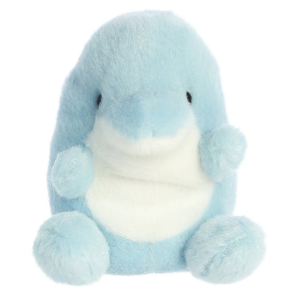 Aurora Palm Pals Soft Toy Dolphin, 11 Cm