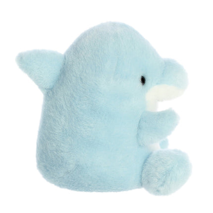 Aurora Palm Pals Soft Toy Dolphin, 11 Cm